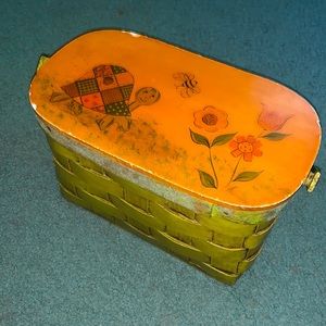Vintage crochet box